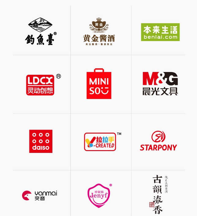 Selected customer logos shown in DATANGXING company material